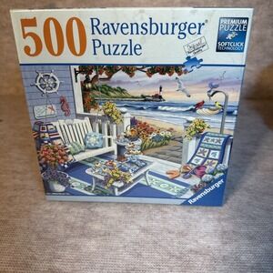Ravensburger Puzzle Seaside Sunshine 500 Pieces - 2020 New In Shrink wrap